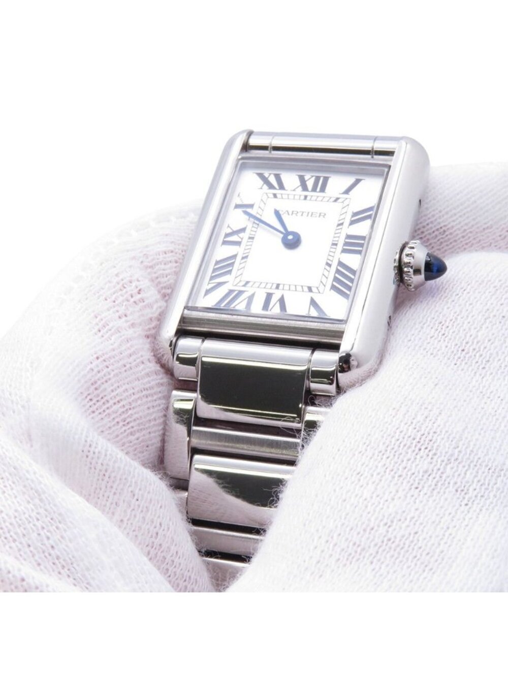 Cartier Tank Must SM Watch Silver Dial Quartz - Picture 5 of 10